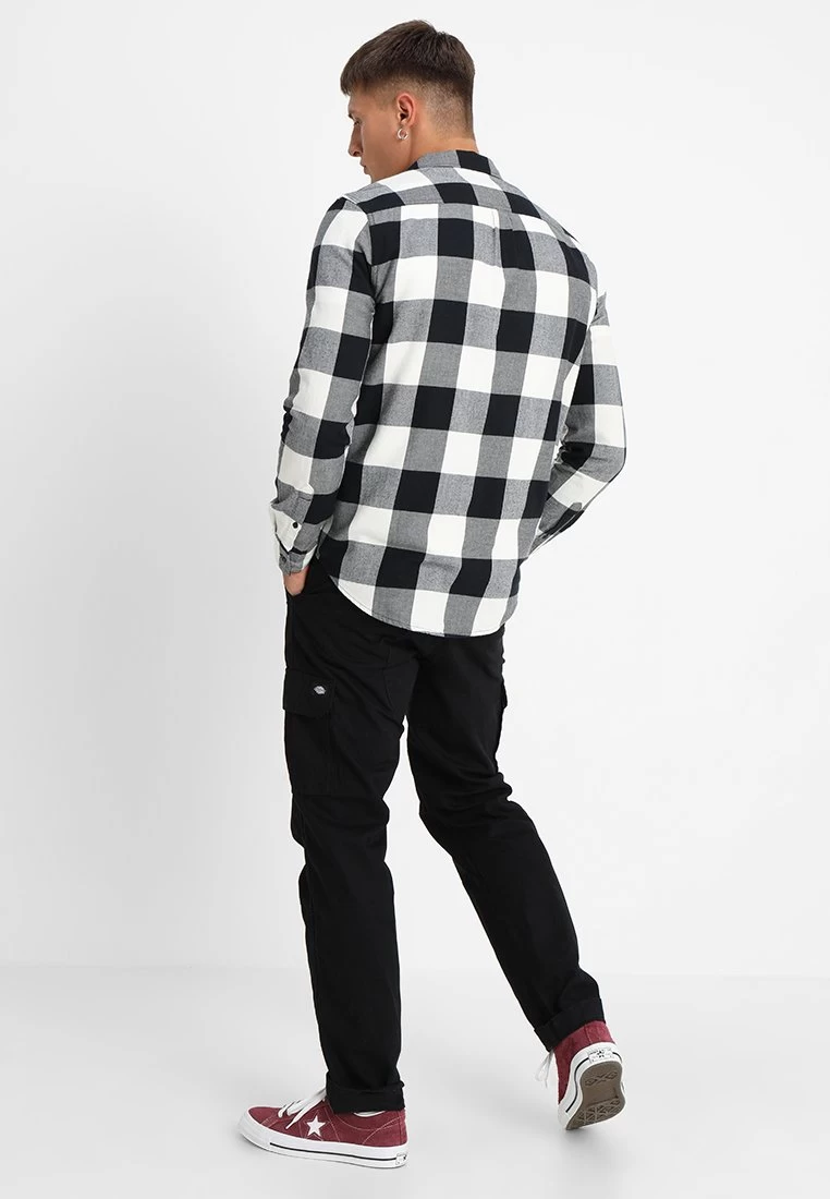 Pier One Camisa - Black/White - Imagen 3