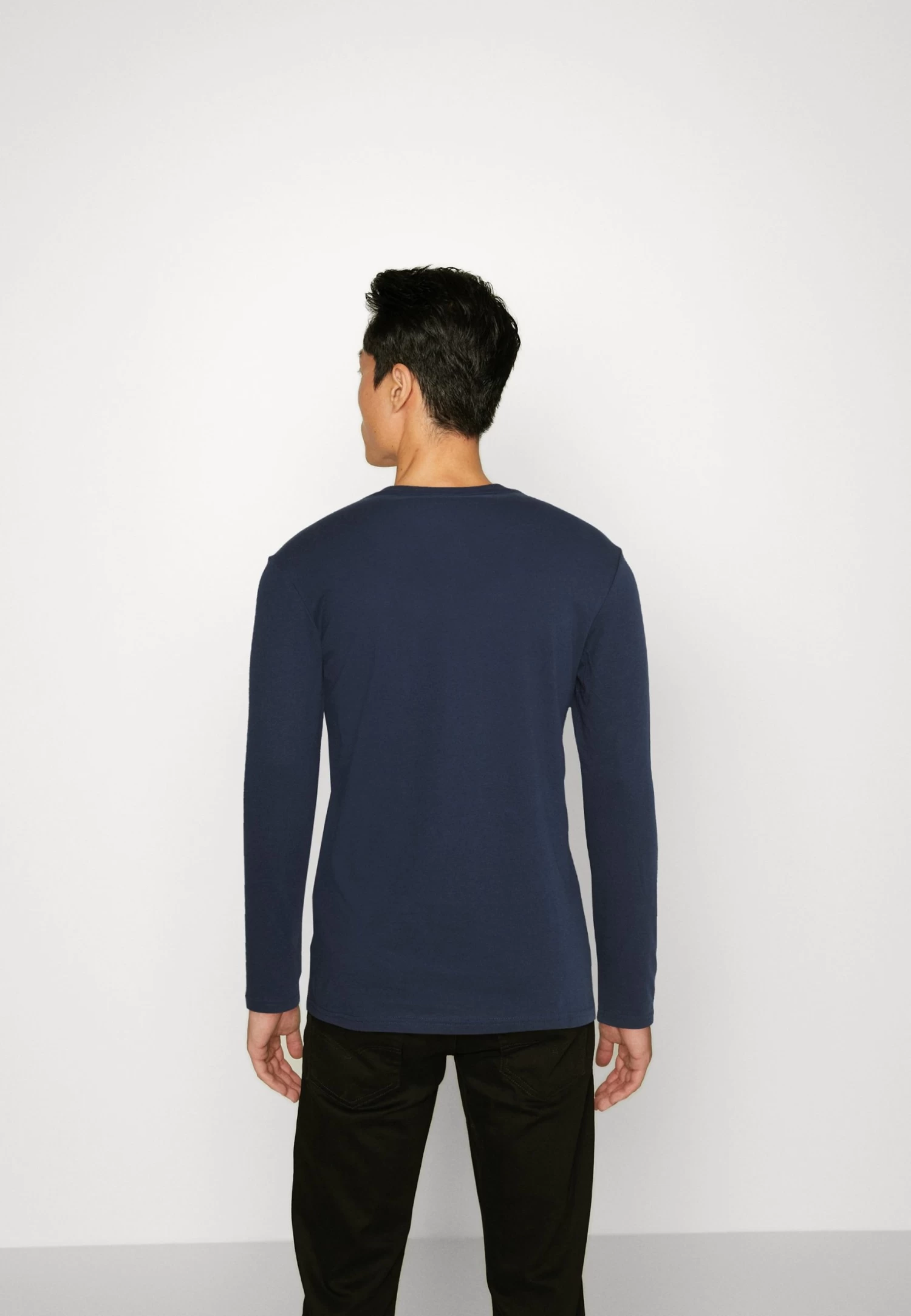 Pier One Camiseta De Manga Larga - Light Green/Beige/Dark Blue - Imagen 4