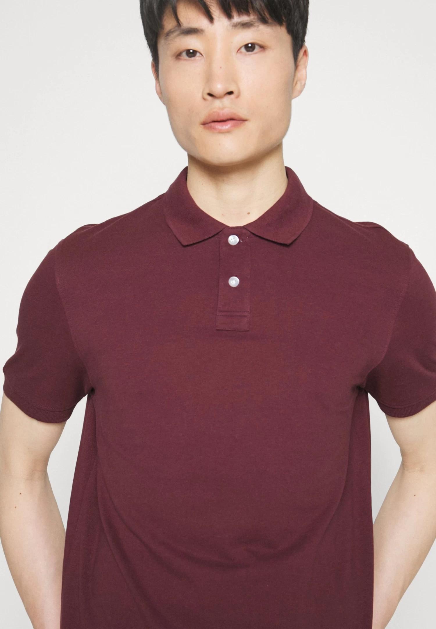 Pier One Basic - Polo - Bordeaux - Imagen 6