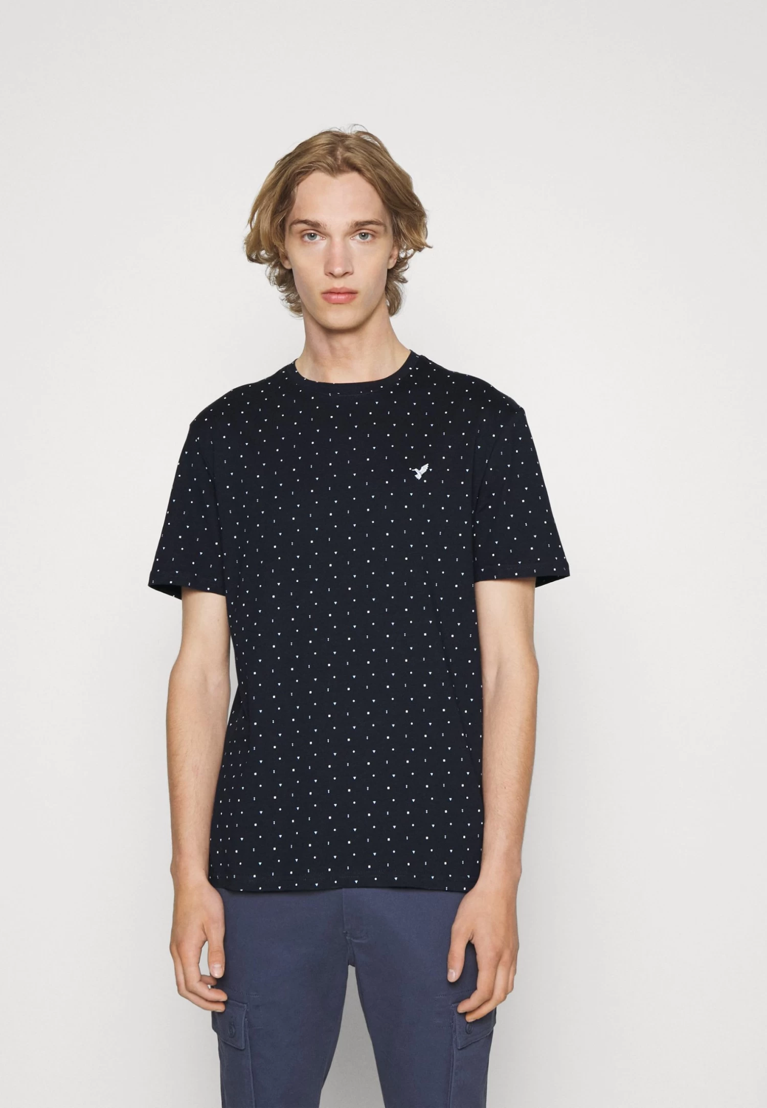 Pier One Camiseta Estampada - Dark Blue