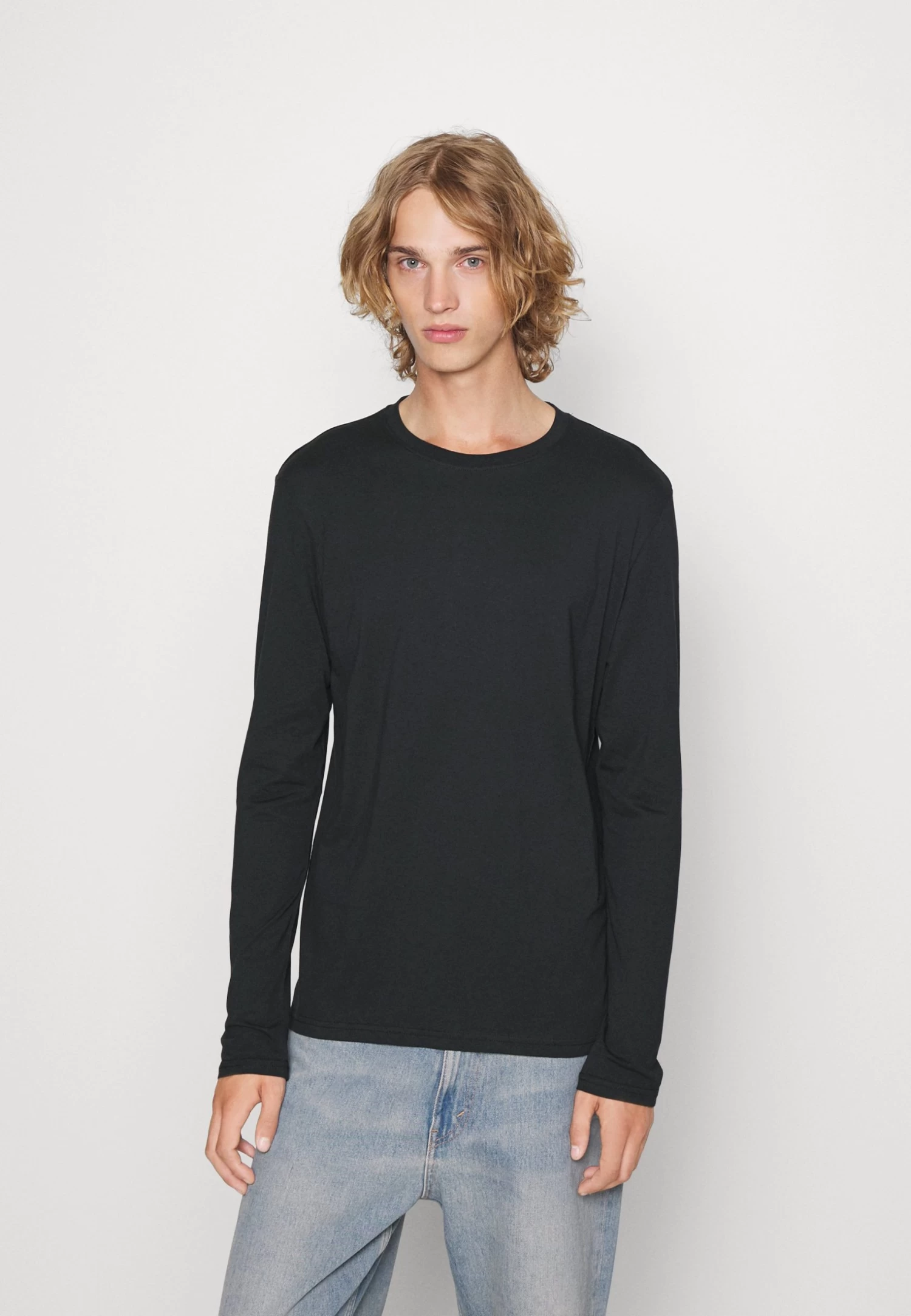 Pier One 5 Pack - Camiseta De Manga Larga - White/Dark Blue/Black - Imagen 2