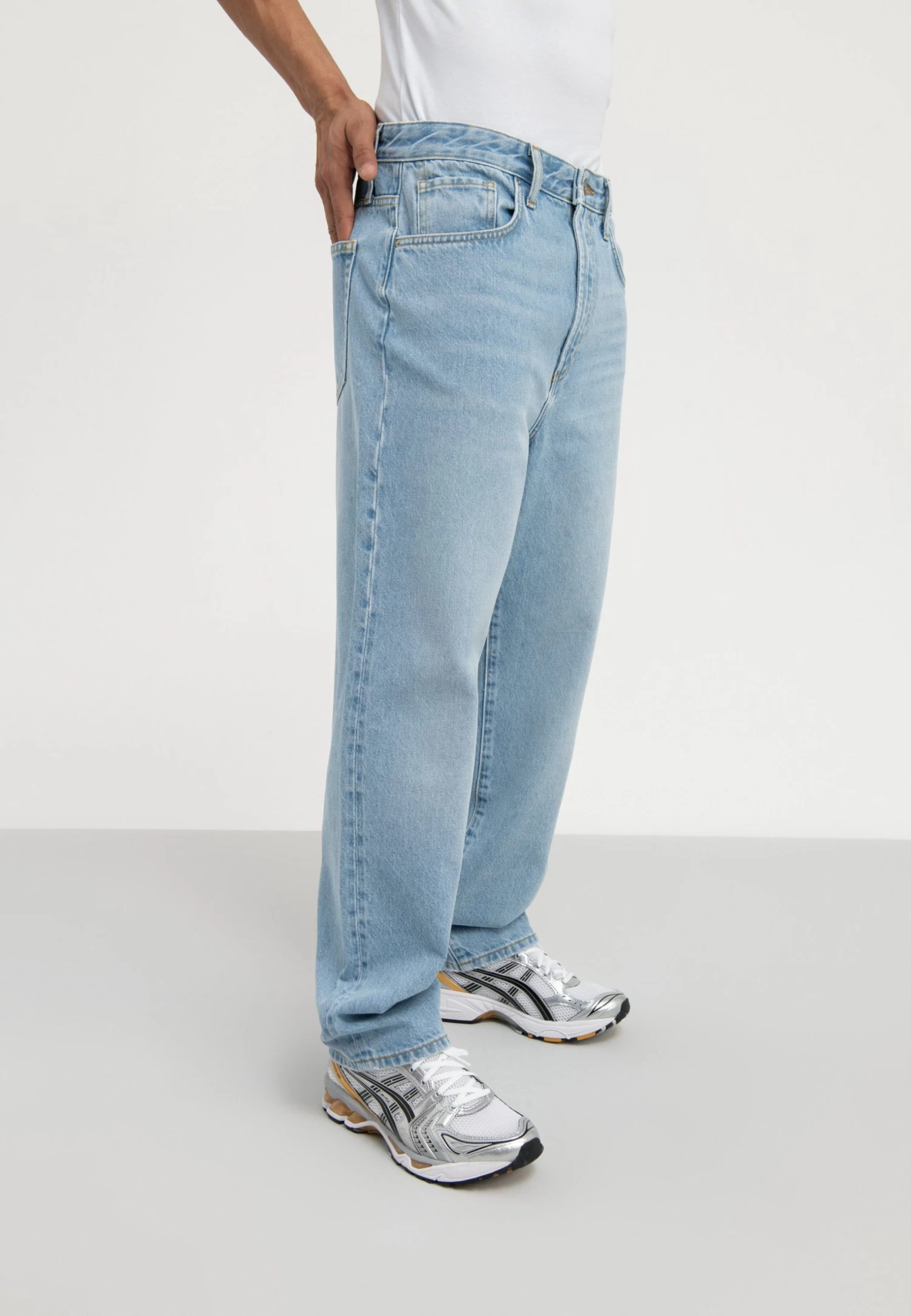 Pier One Vaqueros Boyfriend - Light Blue Denim - Imagen 4