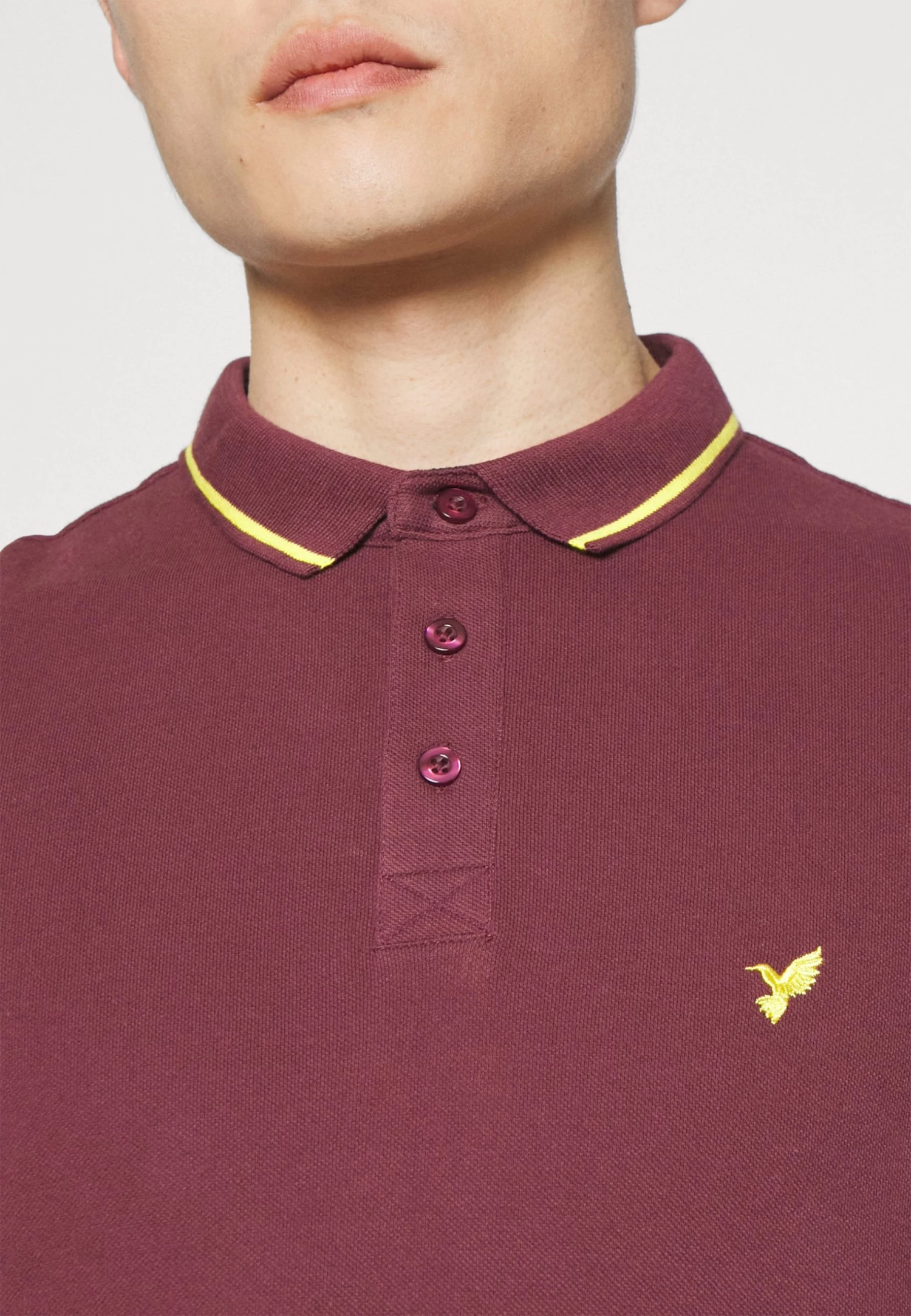 Pier One Neon Tipping Birdy - Polo - 304 - Bordeaux - Imagen 6