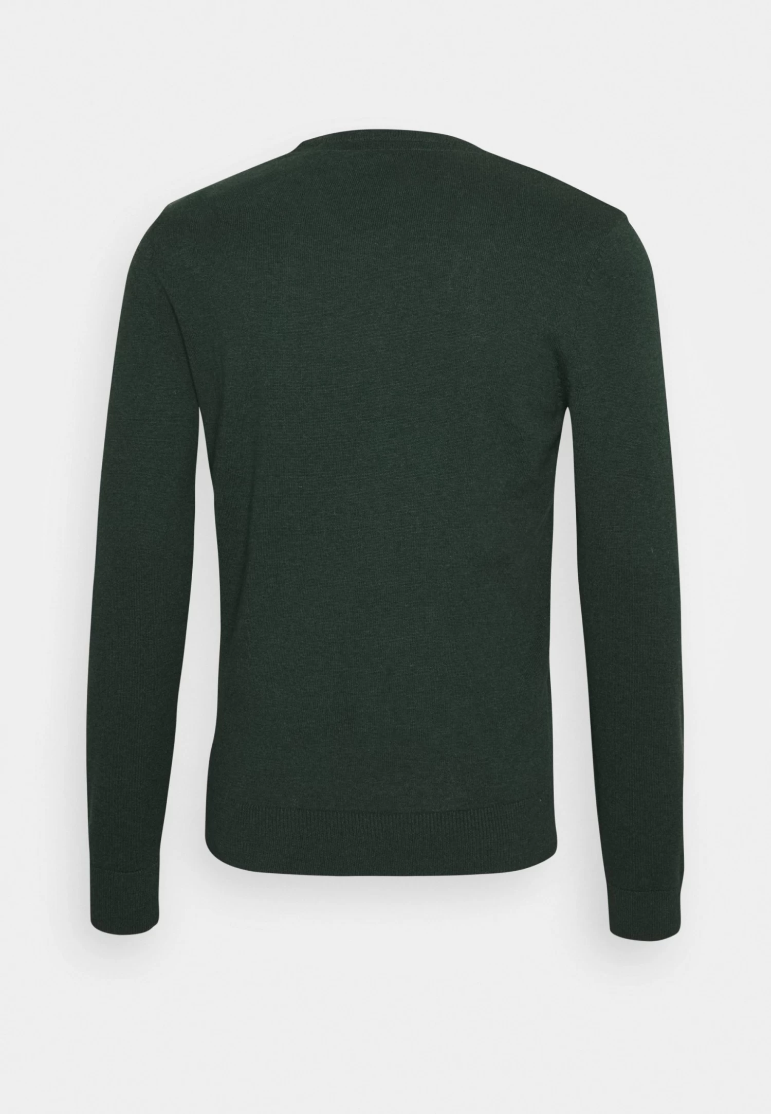 Pier One Basic Crewneck - Jersey De Punto - Mottled Dark Green - Imagen 8