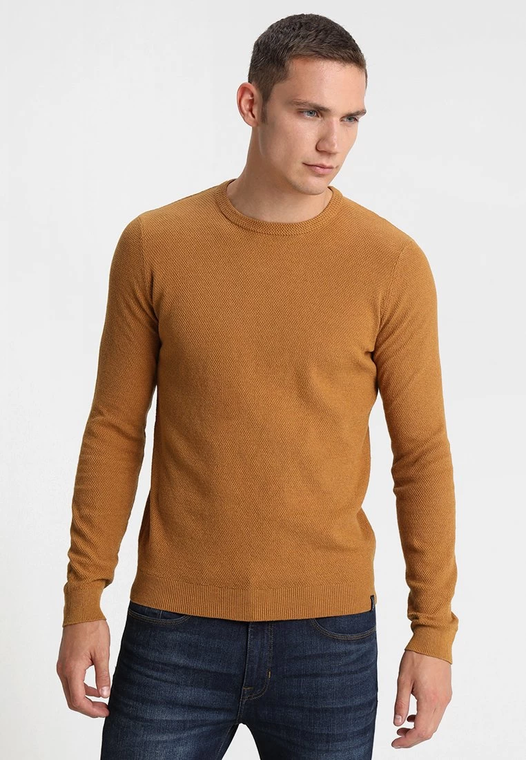 Pier One Jersey De Punto - Mottled Dark Yellow