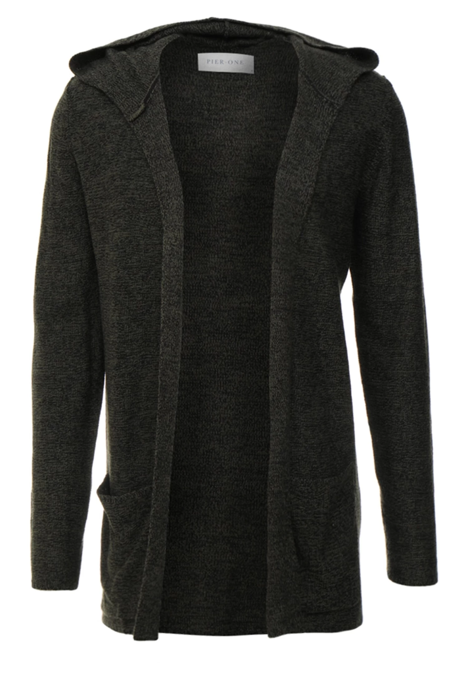 Pier One Chaqueta De Punto - Black/Olive - Imagen 6
