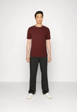 Pier One 7 Pack - Camiseta Básica - Black/Dark Blue/Dark Green