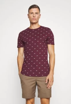 Pier One Camiseta Estampada - Bordeaux