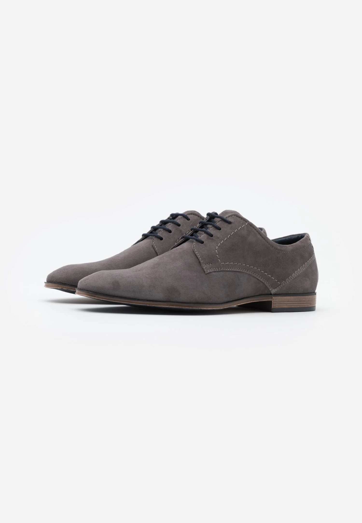 Pier One Leather - Zapatos Con Cordones - Grey - Imagen 2