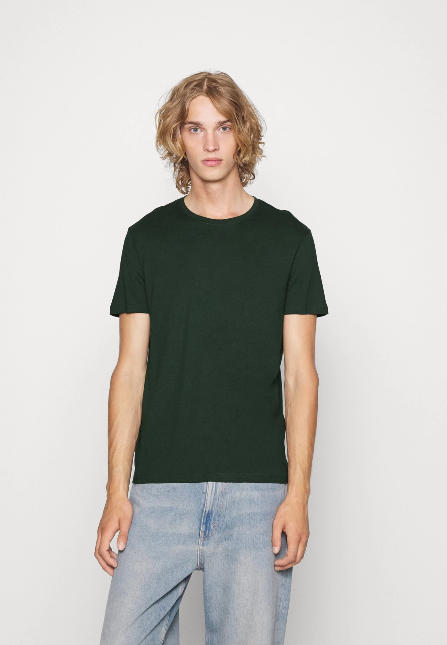 Pier One 5 Pack - Camiseta Básica - Bordeaux/Light Grey/Brown - Imagen 4