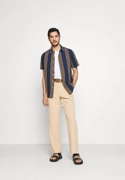 Pier One 5 Pack - Camiseta Básica - White/Black/Bordeaux