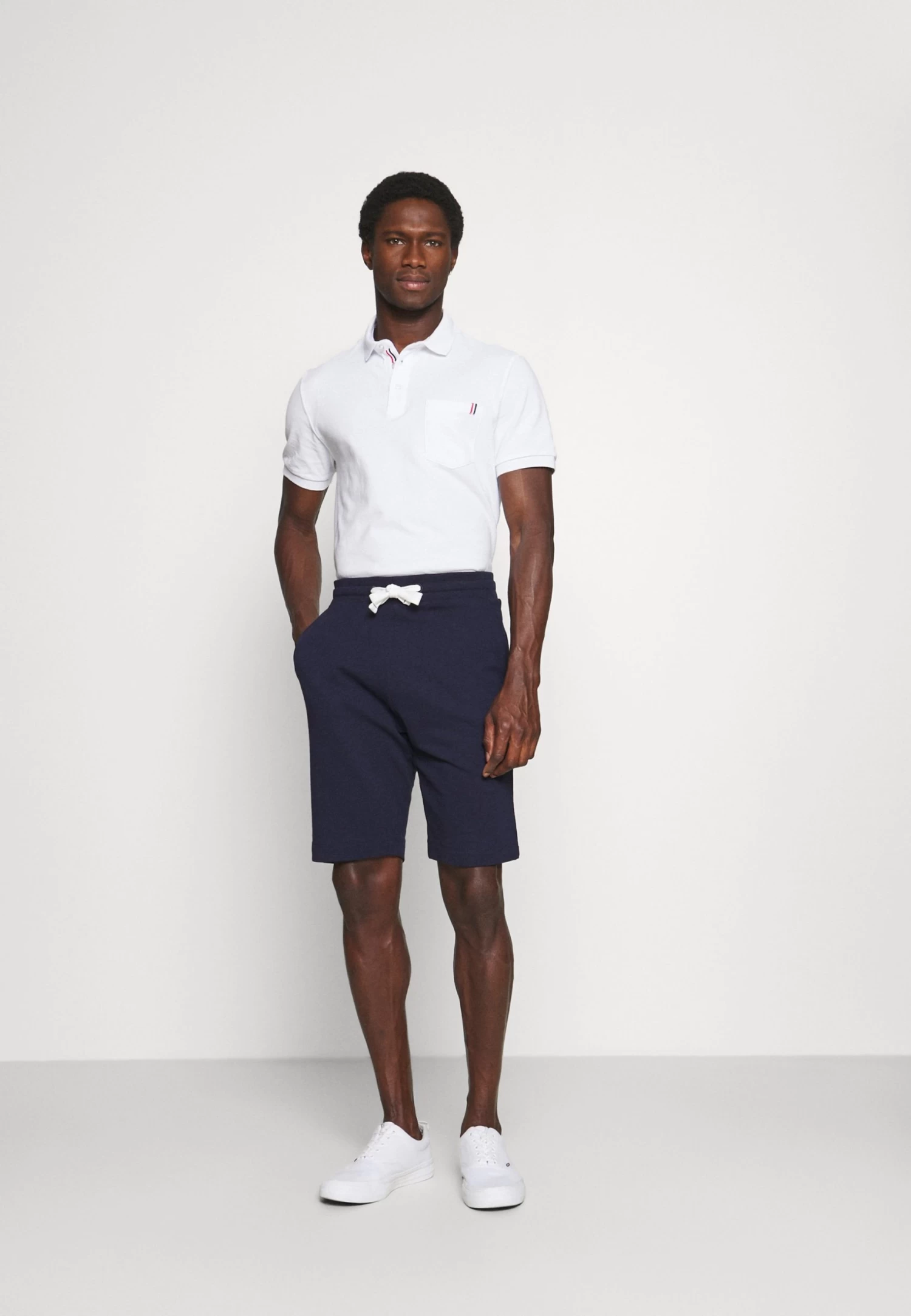 Pier One Tricolore Trim- Polo - White - Imagen 2