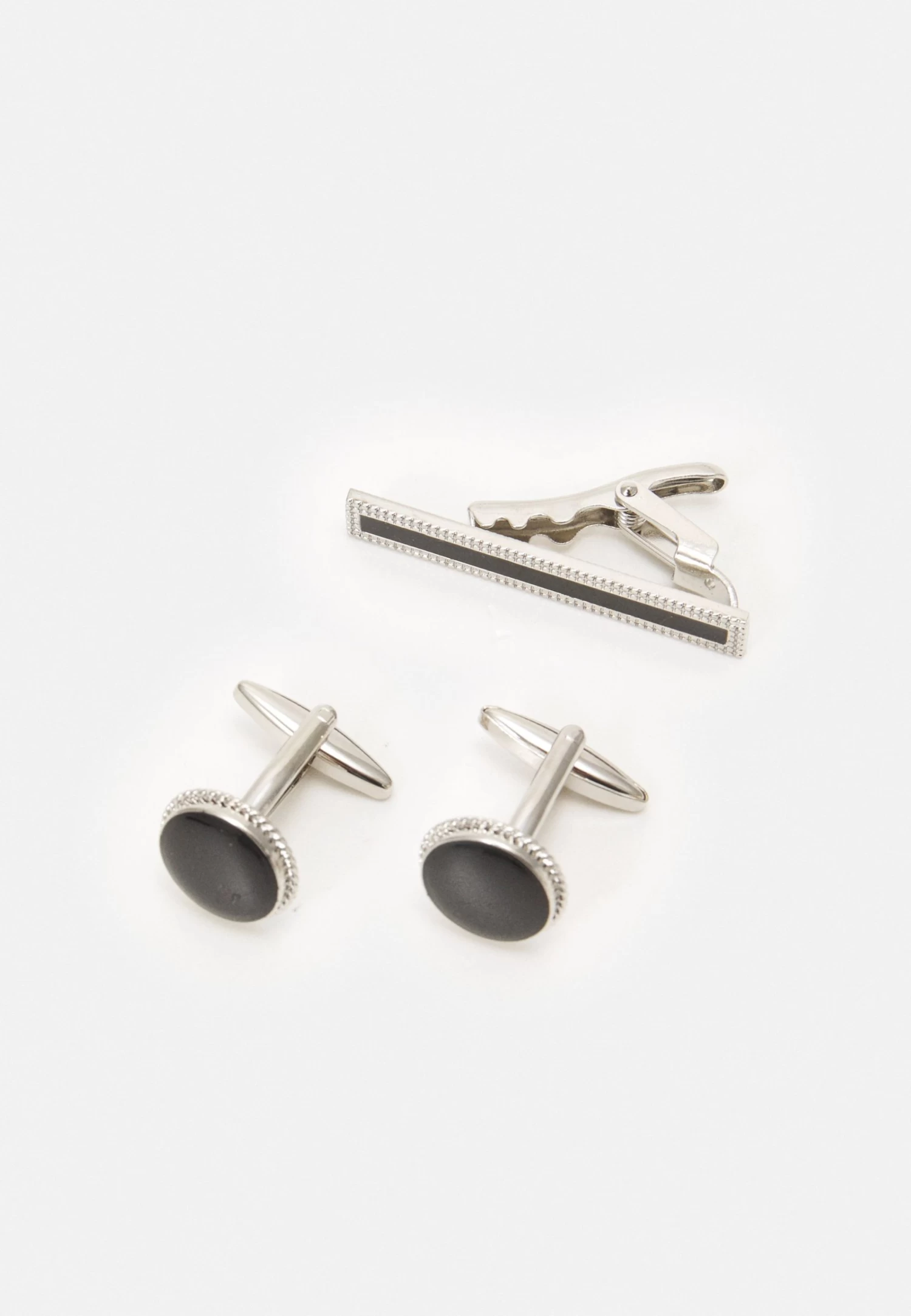 Pier One Set - Pañuelo De Bolsillo - Black/Silver-Coloured - Imagen 4