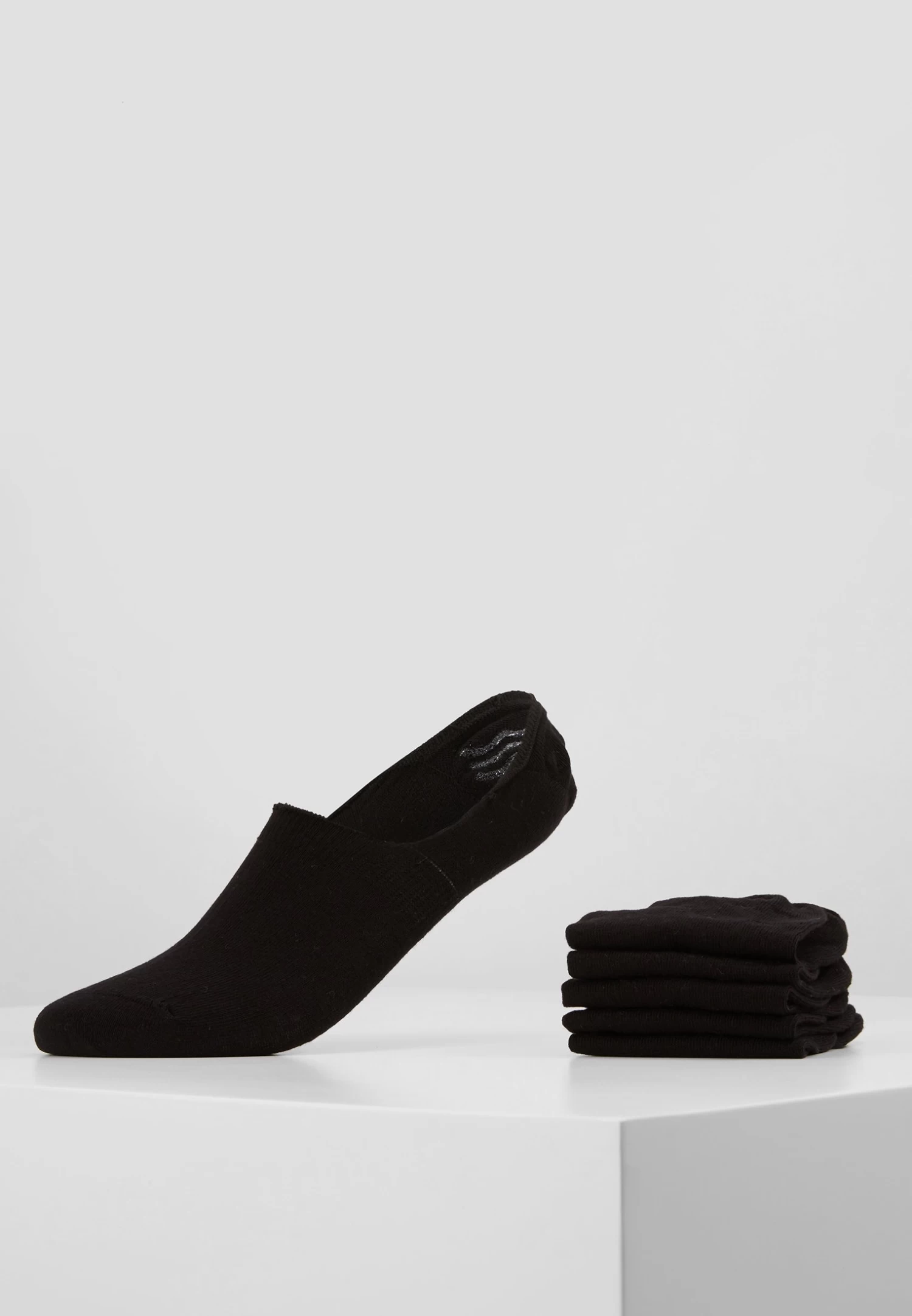 Pier One 5 Pack - Calcetines Tobilleros - Black