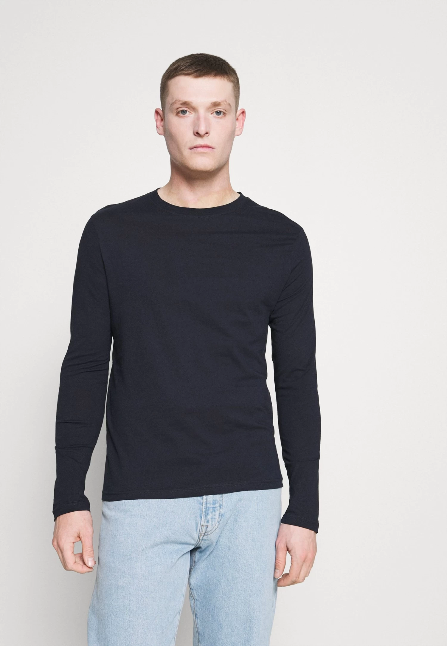 Pier One 5 Pack - Camiseta De Manga Larga - White/Dark Blu/Grey - Imagen 5