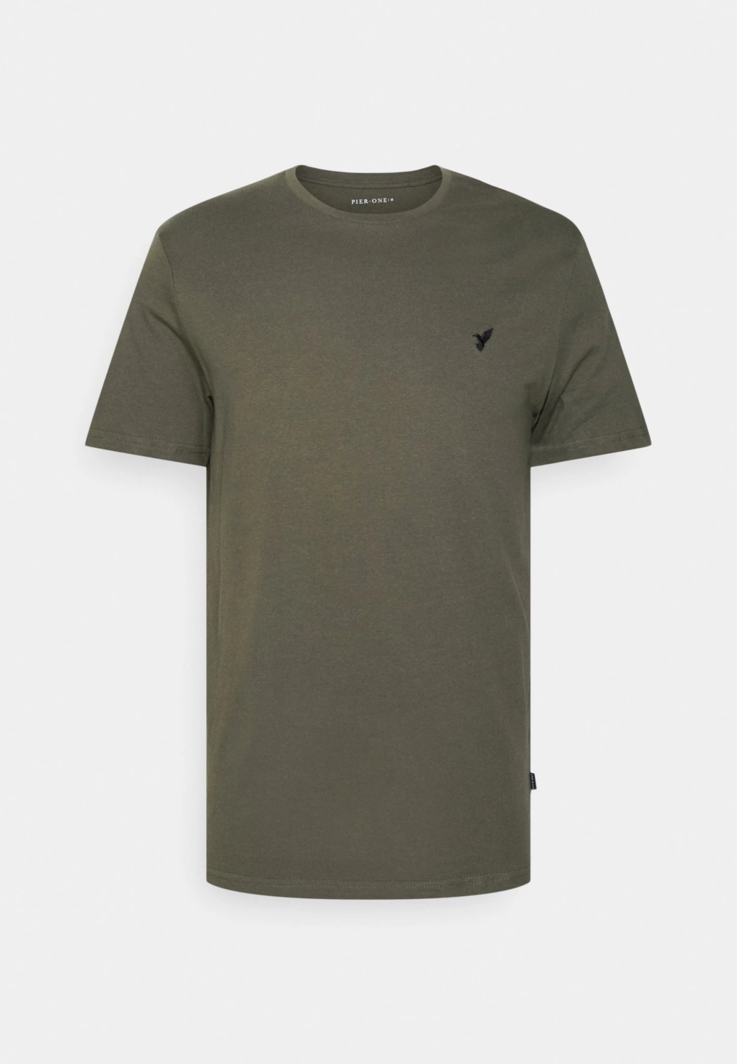 Pier One Unisex 5 Pack - Camiseta Básica - White/Brown/Dark Blue - Imagen 4