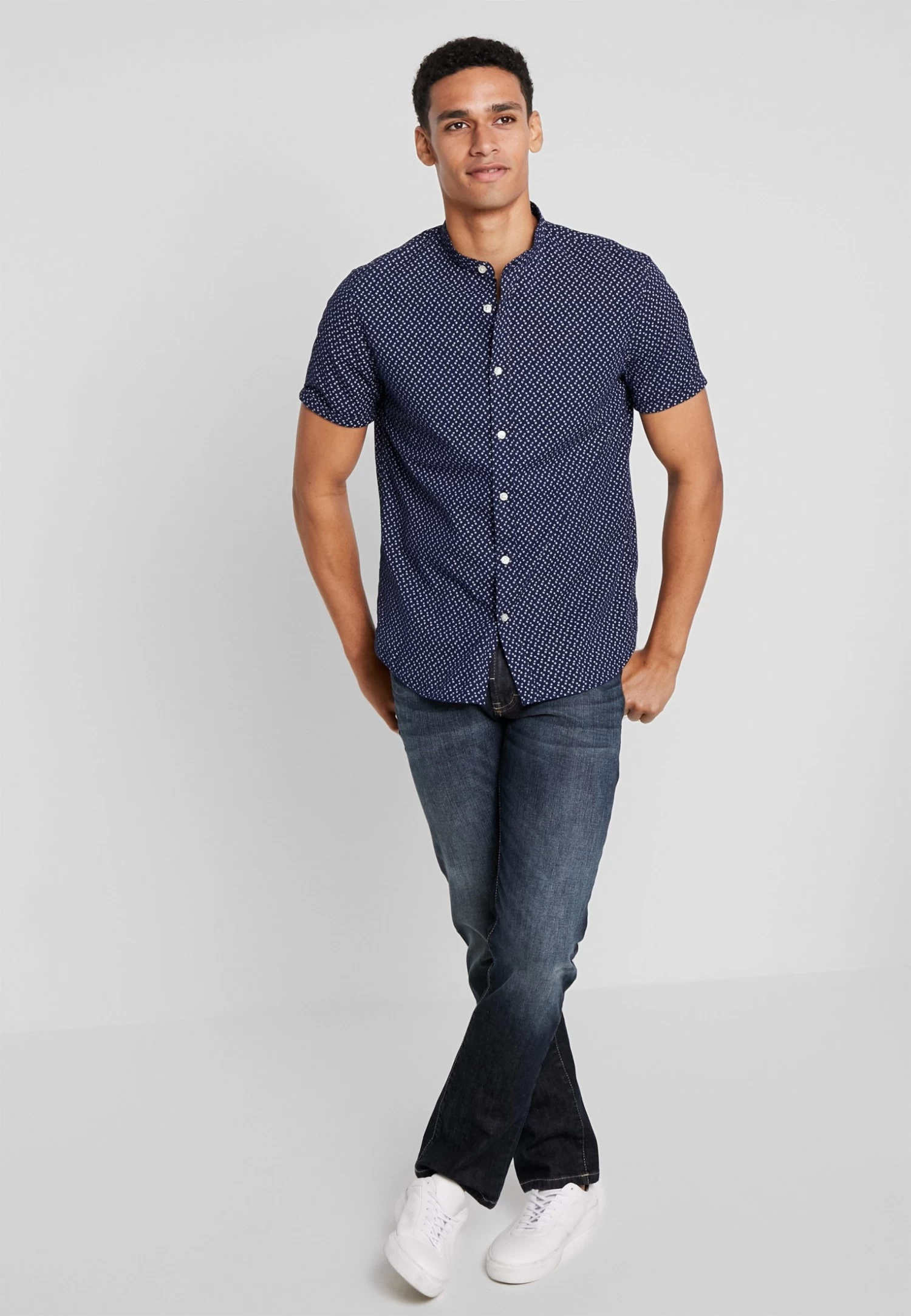 Pier One Camisa - Dark Blue - Imagen 2