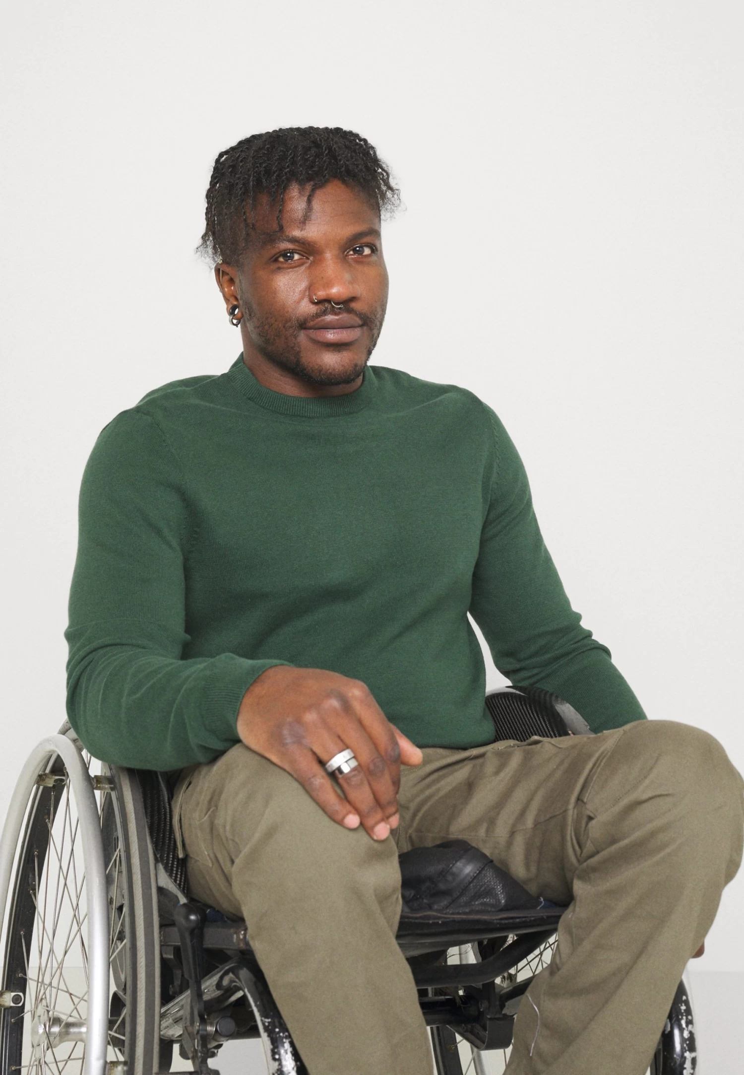 Pier One Jersey De Punto - Dark Green - Imagen 3