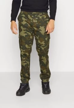 Pier One Pantalones Cargo - Black/Olive
