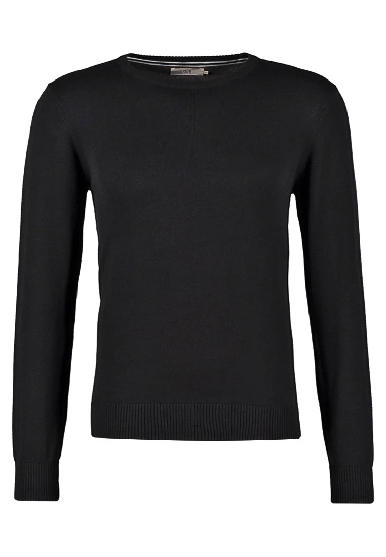 Pier One Basic Crewneck - Jersey De Punto - Black - Imagen 5