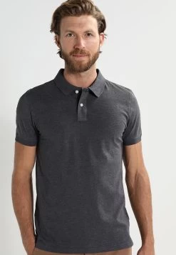 Pier One Polo - Dark Grey Melange