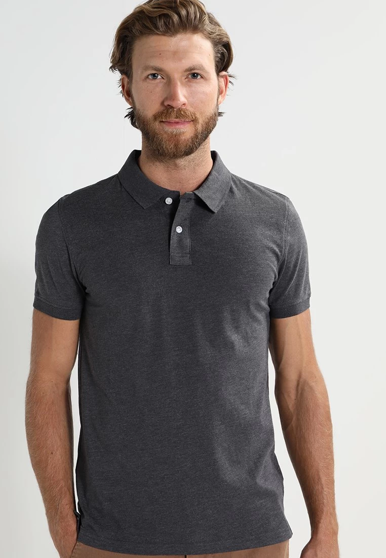 Pier One Polo - Dark Grey Melange