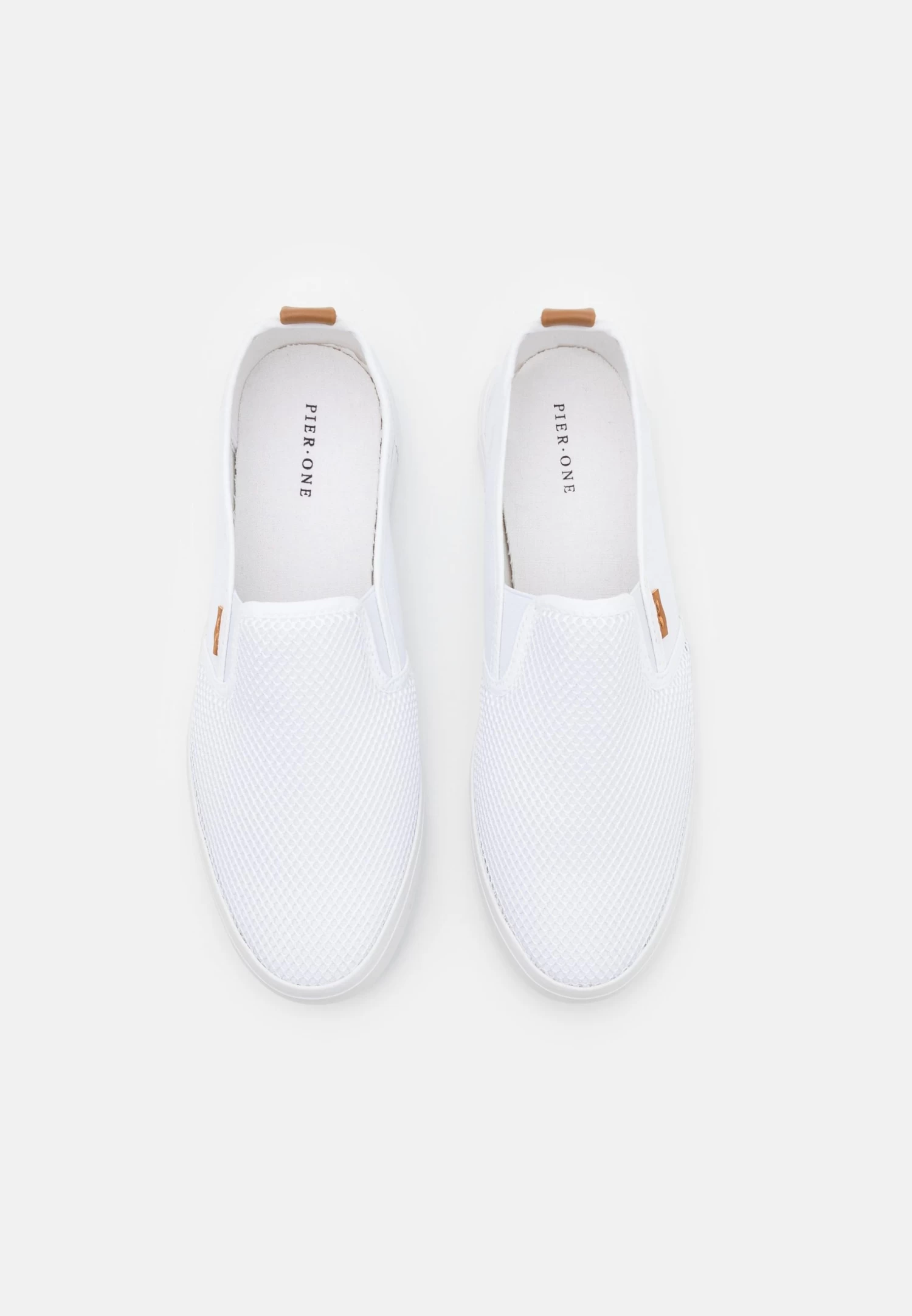 Pier One Unisex - Mocasines - White - Imagen 4