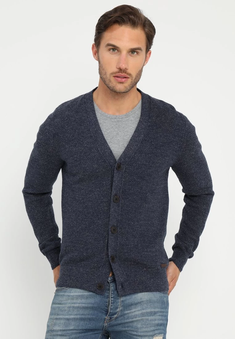Pier One Chaqueta De Punto - Mottled Blue