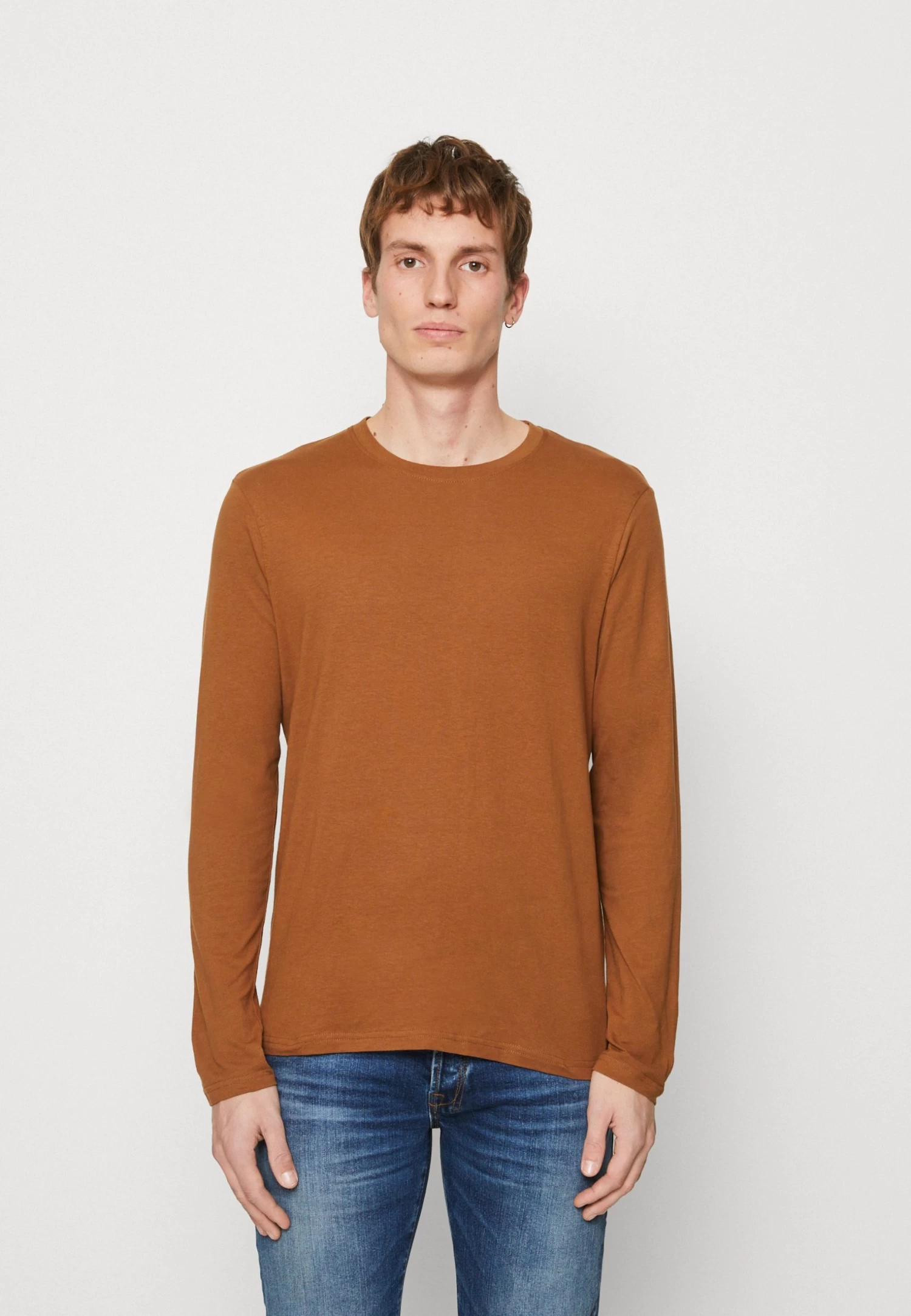 Pier One 5 Pack - Camiseta De Manga Larga - Blue/Off-White/Light Brown - Imagen 2