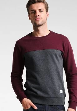 Pier One Sudadera - Mottled Bordeaux