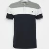 Pier One Polo - Grey/White/Dark Blue
