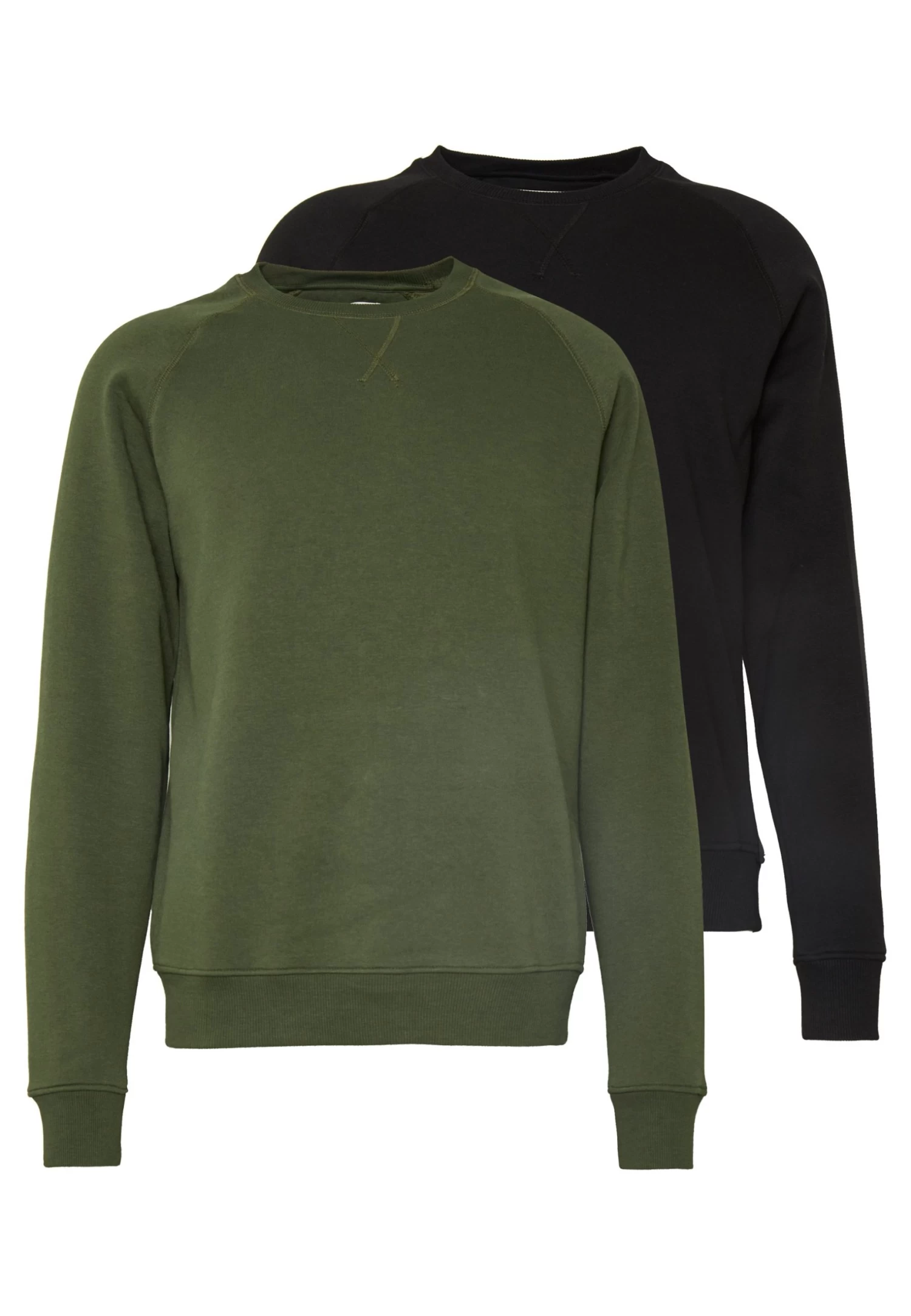 Pier One 2 Pack - Sudadera - Khaki/Black
