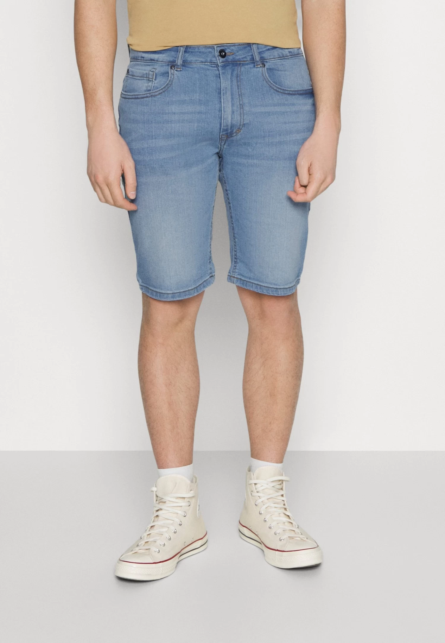 Pier One Shorts Vaqueros - Light Blue Denim - Imagen 2