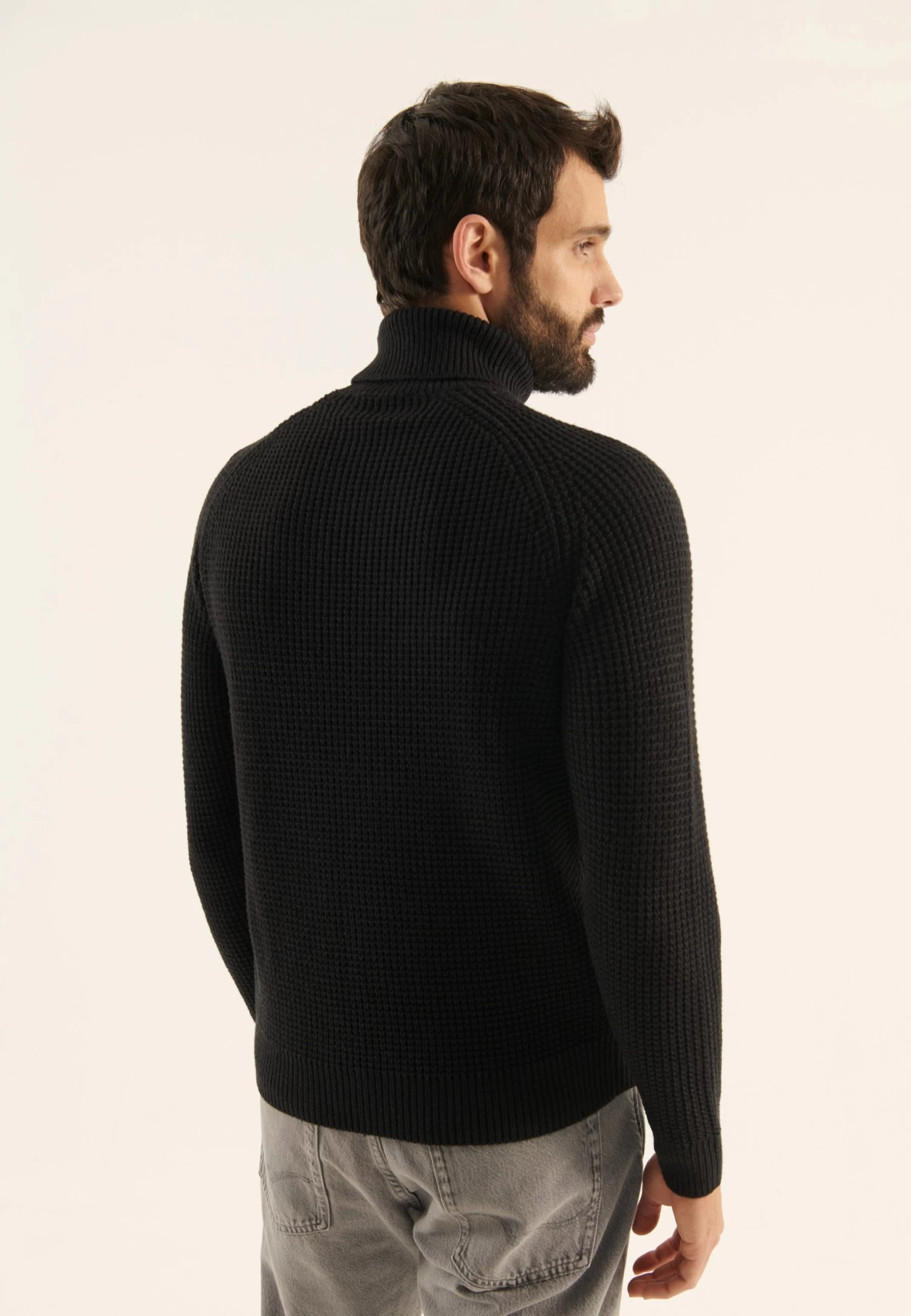 Pier One Jersey De Punto - Black - Imagen 3