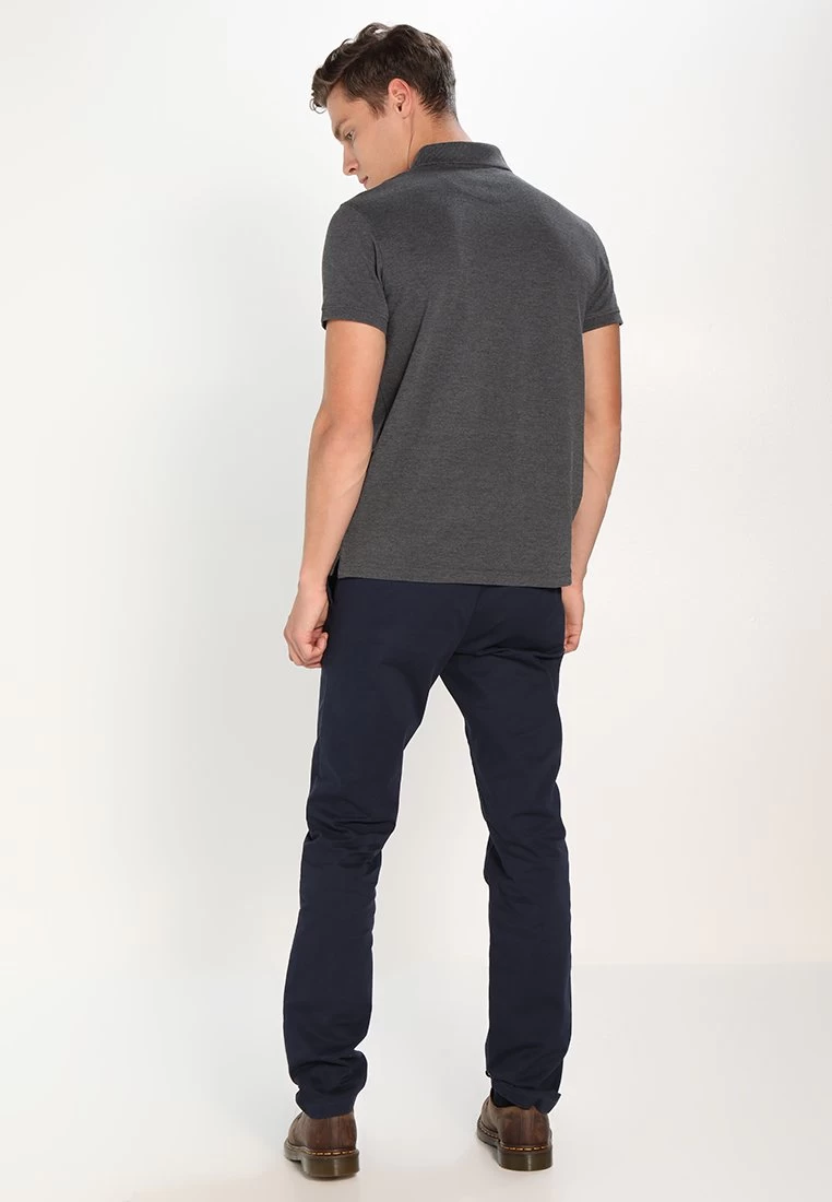 Pier One Basic - Polo - Dark Grey Melange - Imagen 3