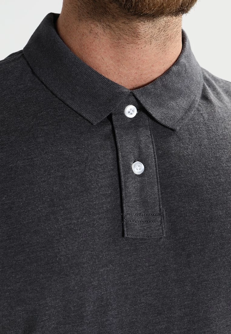 Pier One Polo - Dark Grey Melange - Imagen 4