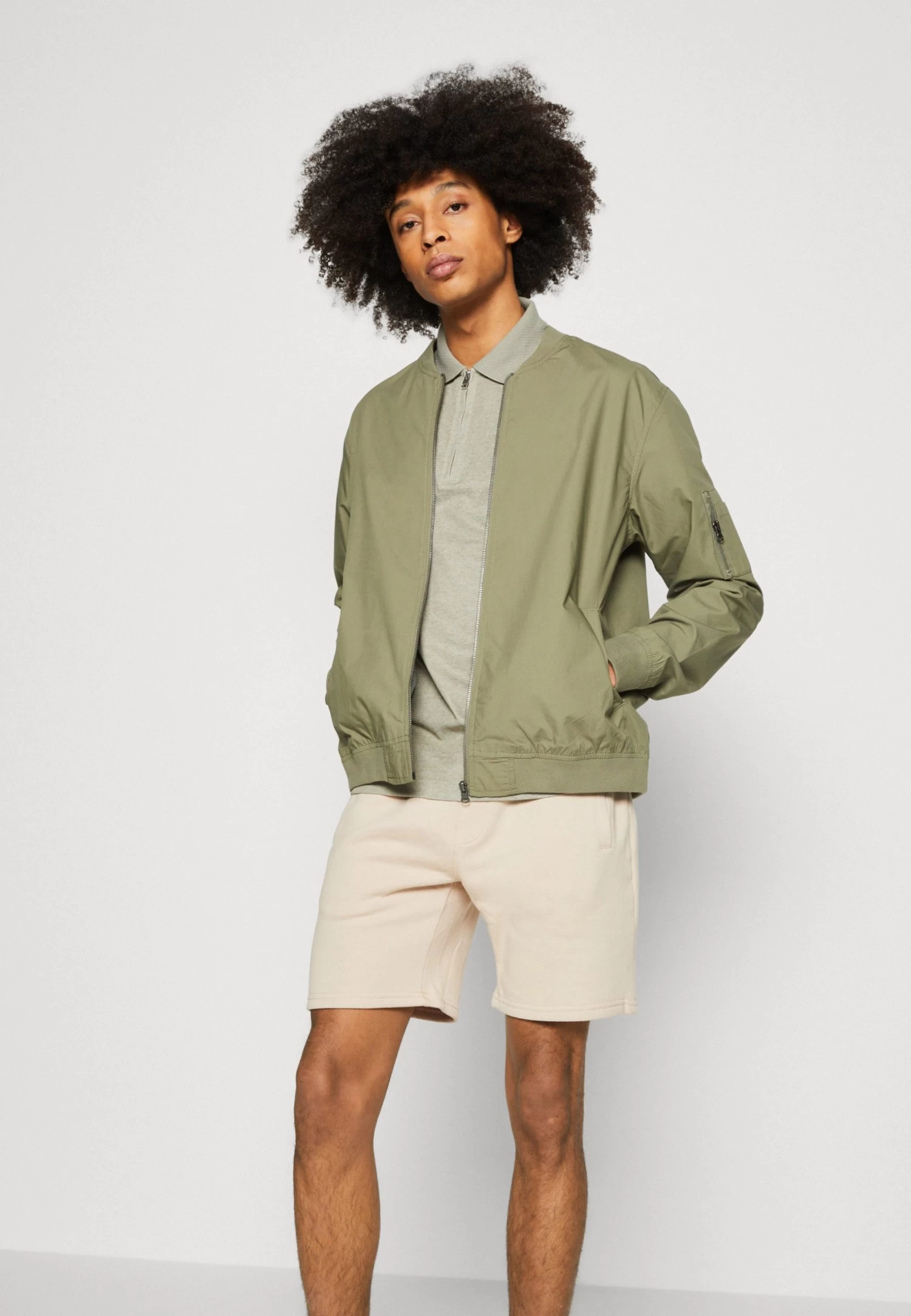 Pier One Chaquetas Bomber - Olive - Imagen 4