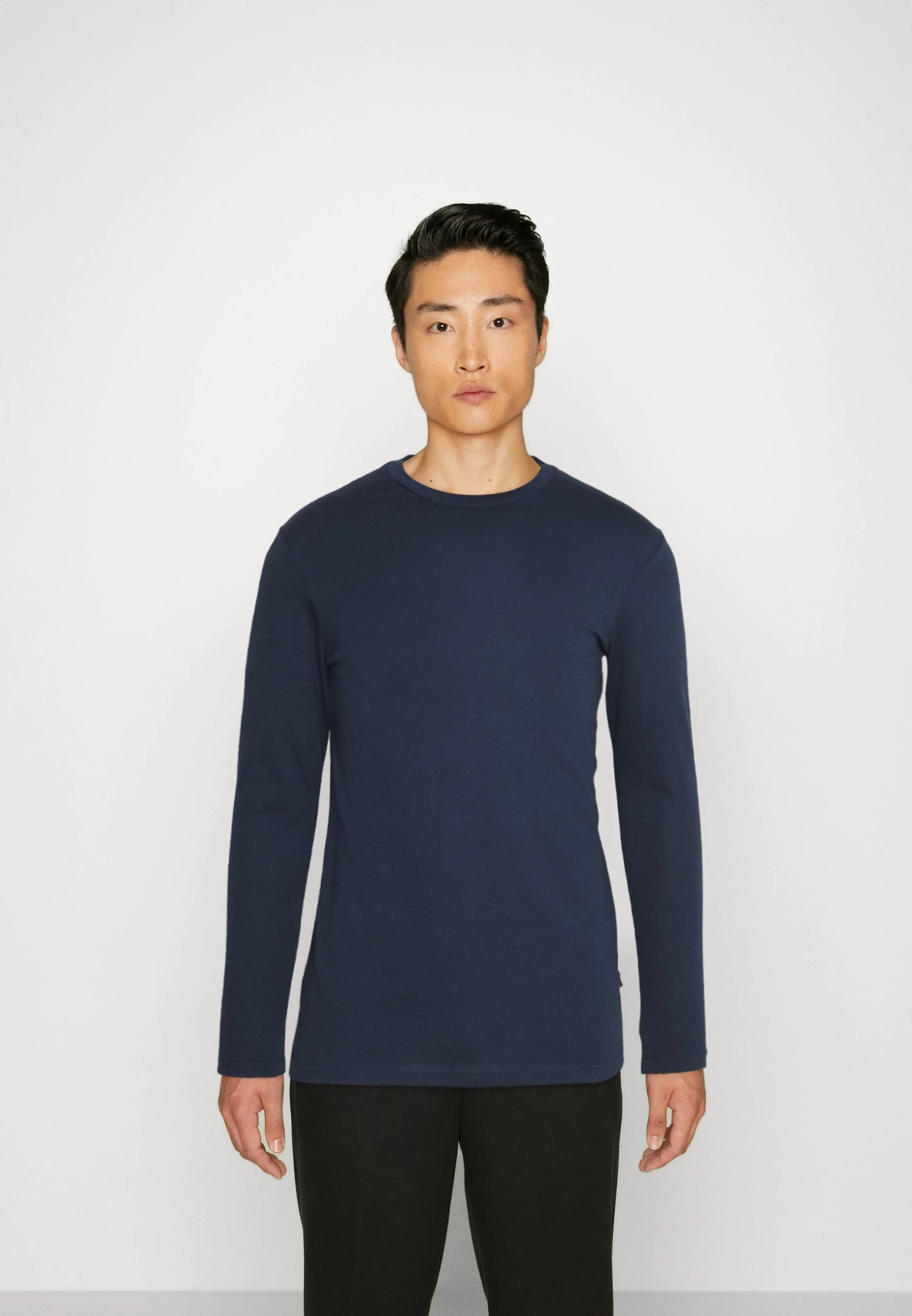 Pier One Camiseta De Manga Larga - Light Green/Beige/Dark Blue - Imagen 3