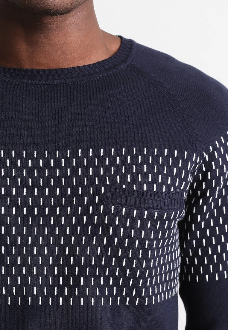 Pier One Jersey De Punto - Dark Blue - Imagen 4