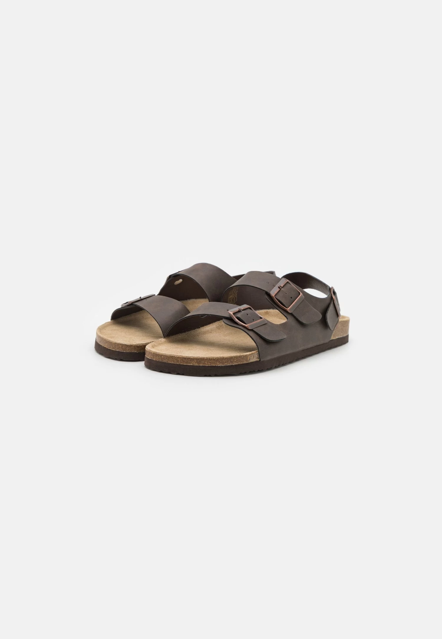 Pier One Unisex - Sandalias - Dark Brown - Imagen 2