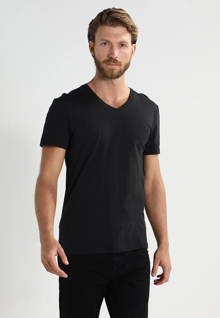 Pier One 2 Pack - Camiseta Básica - Black - Imagen 3