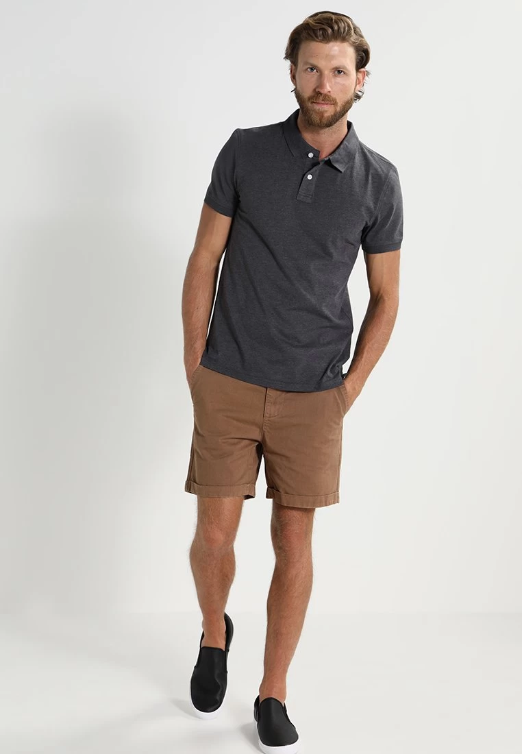 Pier One Polo - Dark Grey Melange - Imagen 2