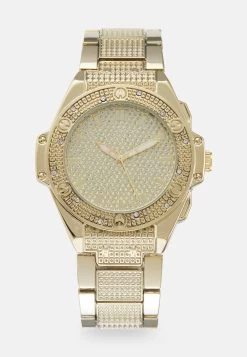 Pier One Unisex - Reloj - Gold-Coloured