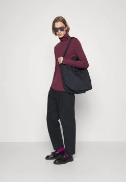 Pier One 2 Pack - Camiseta De Manga Larga - Bordeaux/Dark Blue