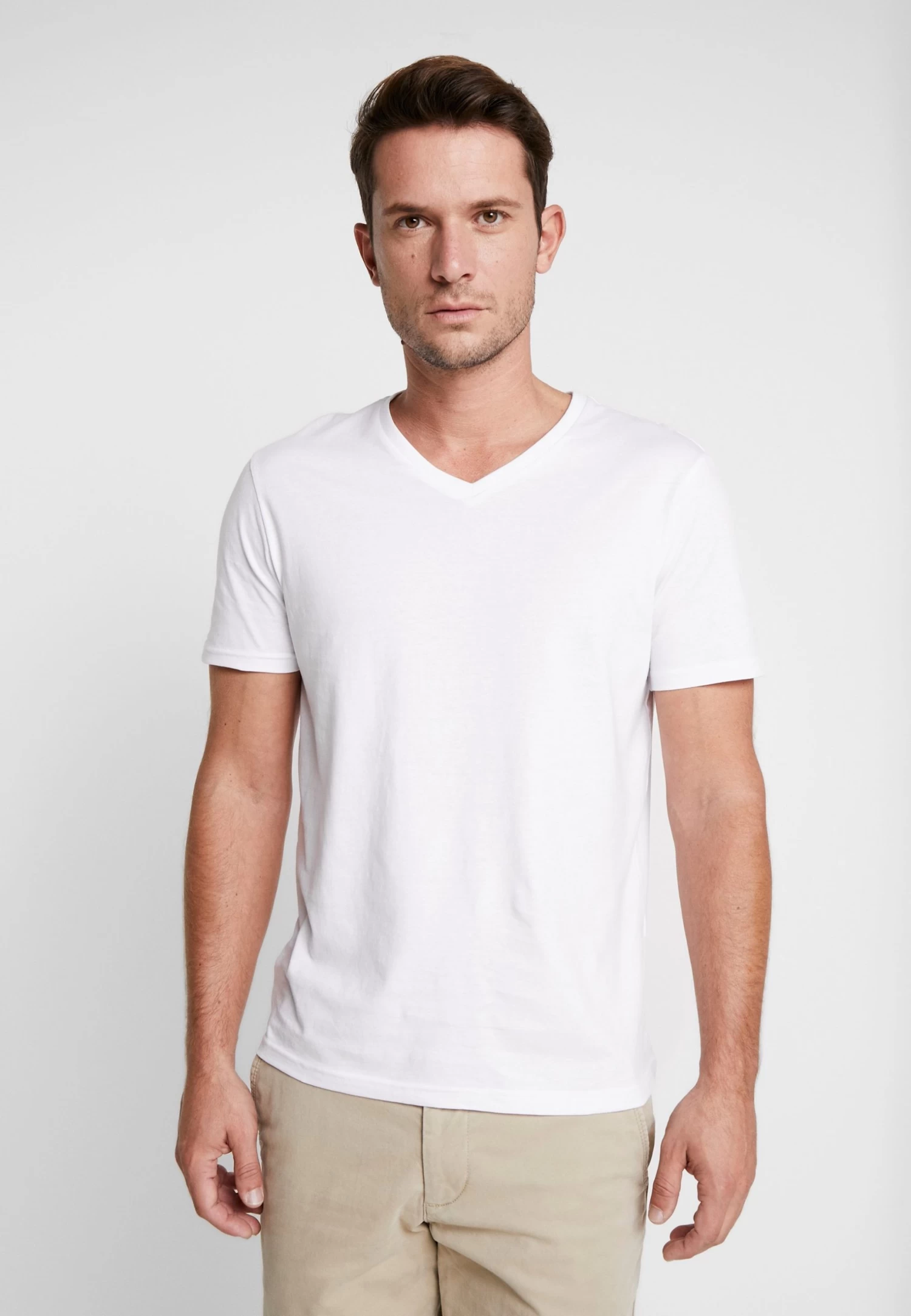 Pier One 3 Pack- Camiseta Básica - White - Imagen 2