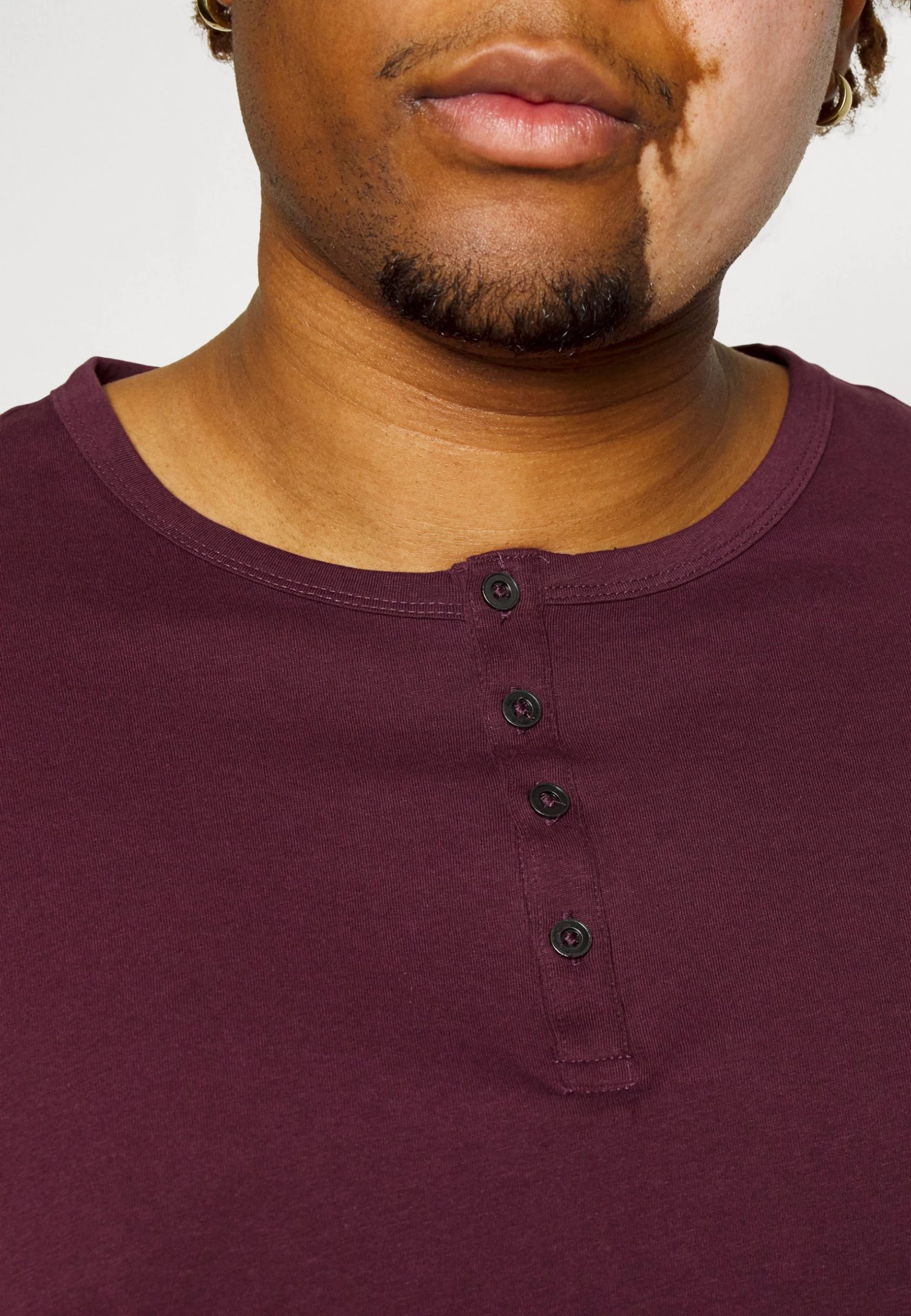 Pier One 2 Pack - Camiseta De Manga Larga - Dark Grey/Red - Imagen 6