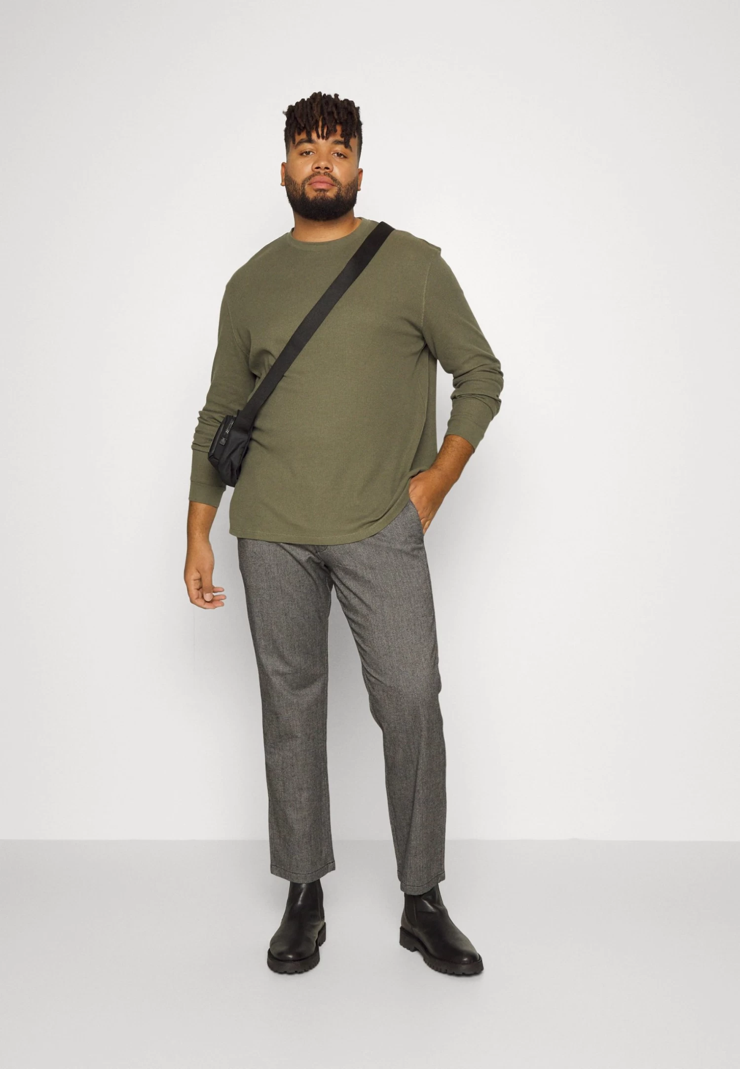 Pier One Camiseta De Manga Larga - Olive - Imagen 2